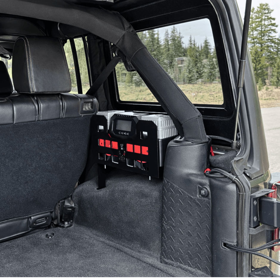 Thor's Lightning Refuge MOLLE Portable Air Compressor Storage Mount for Jeep Wrangler JKU 2007-2018