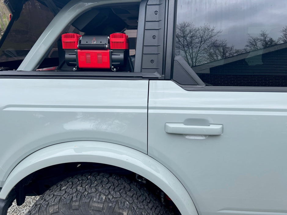Thor's Lightning Refuge MOLLE Portable Air Compressor Mount for 6th Generation Ford Bronco 4-Door 2021-Present
