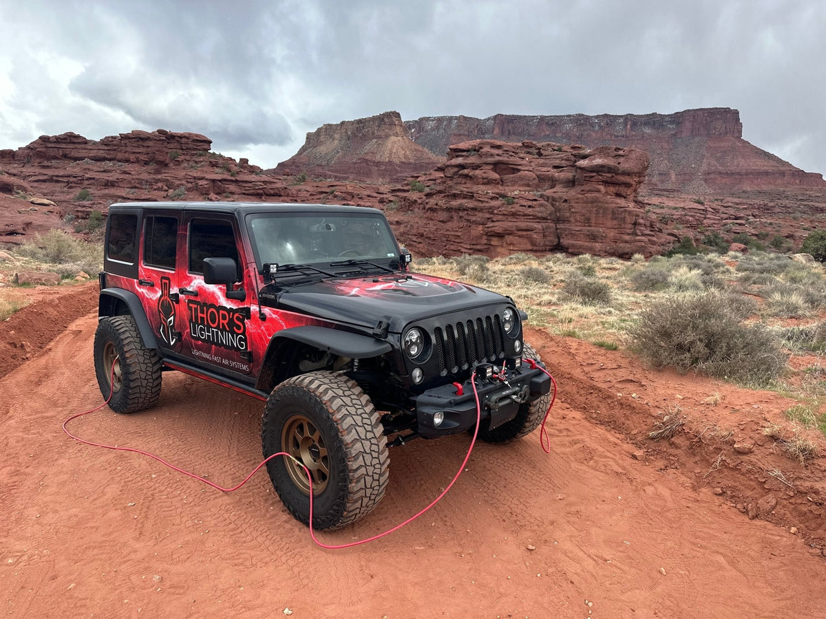 Thor's Lightning Rapid 4-Tire Portable Adventure Air System
