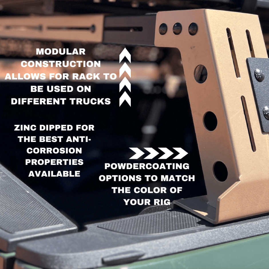 Refuge Modular Bed Rack System Jeep Gladiator JT 2020-2024