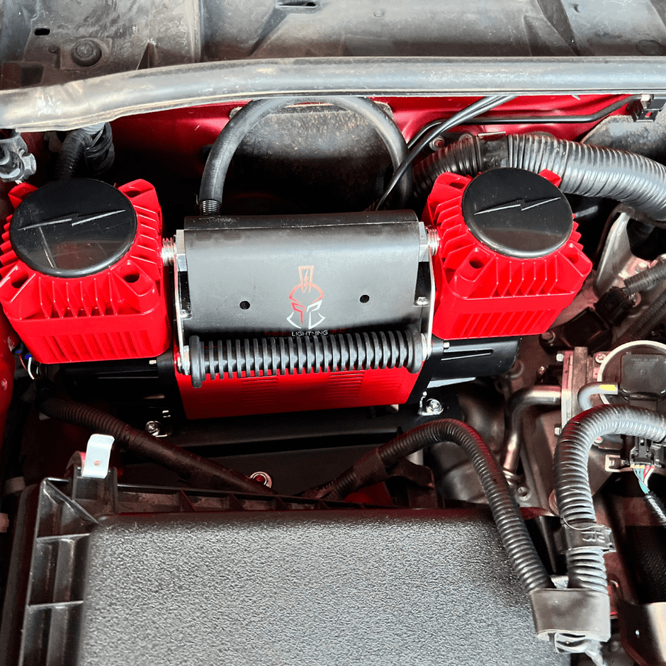 Thor's Lightning The Refuge 12v Underhood Air Compressor Mount for the 2010+ Toyota 4Runner